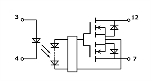 Mechanical Drawing - Toshiba TLX9161T AEC-Q101 Photocoupler/Photorelay